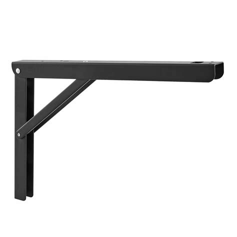 To highlight the Industrial design, we added a metal handle and contrasting metal <strong>brackets</strong>. . Home depot floating shelf bracket